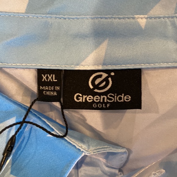 Golf Polo Moisture Wicking Stars and Stripes Patriotic USA Flag XXL New American - Picture 5 of 7